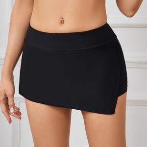 Four-corner Swim Shorts Elastic Slim Swim Shorts for Women Conservative Anti-exposure Swim Shorts jeans