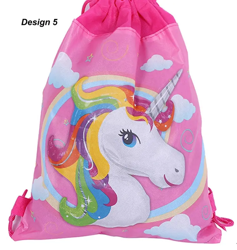 Children Unicorn Drawstring PE Bag Swimming School Boy Girl Gym Sports Party 1