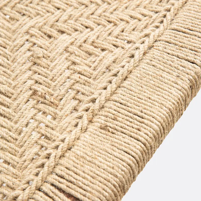 Adas Mango Wood & Rope Indian Style Bench 2