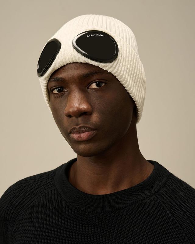 C.P. Company Beanie with Goggle Design – Soft Cotton, Unisex Fit 6