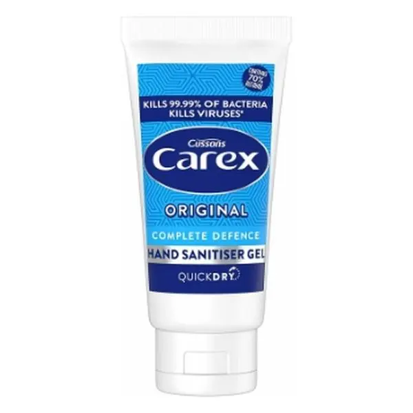 CAREX ANTI-BAC HAND GEL - ORIG/FRAG' FREE (12 PACK) Sensitive