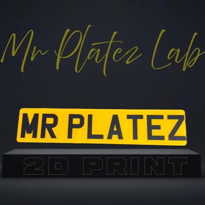 Custom Printed Show Plates for Cars - Premium Quality, Not for Road Use