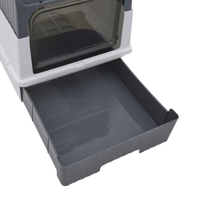 Pets Mood Enclosed Cat Litter Box with UV Sterilization, Odor Control & Easy Cleaning 5