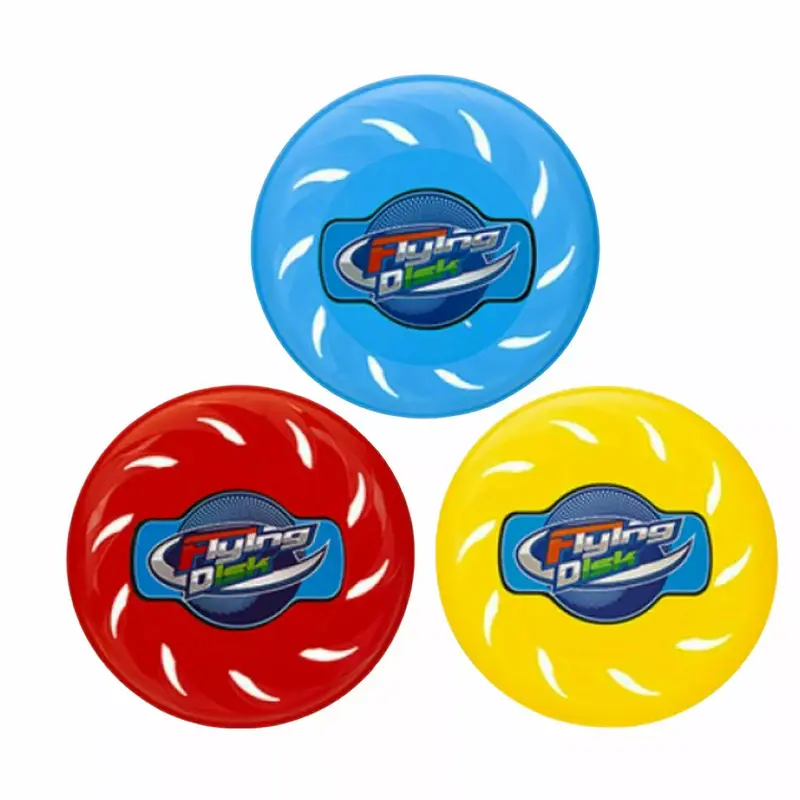 Flying Disc skimmer Frisbee Ring Throw Fetch Retrieval Beach Garden Kids 0