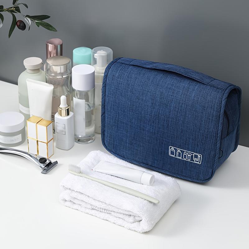 Hanging Toiletry Bag with Multiple Compartments - Lightweight, Foldable, and Fade-Resistant Oxford Fabric - Ideal for Men and Women'S Travel Essentials Storage 5