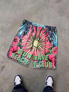 Men's Random Floral Print Boxer Brief, Regular Fit Casual Comfy Breathable Underwear for Daily Wear, Men's Underwear for Summer