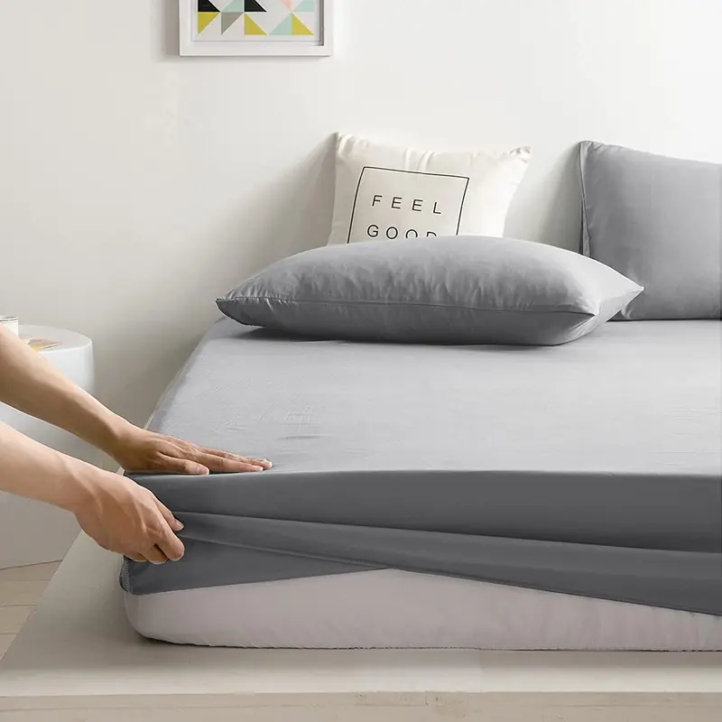 Premium Quality 30cm Fitted Sheet 600 Thread Count Ultra Soft Fine Bedding Cover Double King Super King Bed Size 6