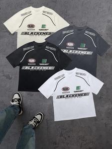 Men's Letter Print Round Neck Tee, Casual Short Sleeve Crew Neck T-shirt for Summer, Fashion Men's Top for Daily Wear