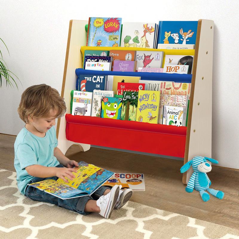 Children Rainbow Bookcase Bookshelf Storage Book Shelf Children Rack Toddler - Durable and Safe 3