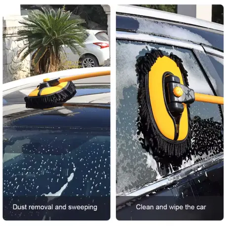 Super Absorbent Chenille Car Mop Head – Replacement Brush for Auto Detailing & Washing 4