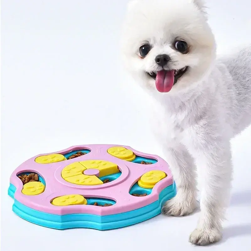 Dog Puzzle Toys Slow Feeder Interactive Increase Puppy IQ Food Dispenser Slowly Eating NonSlip Bowl Pet Cat Dogs Training Game 4