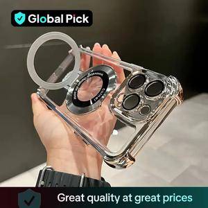 Magnetic Phone Case with Ring Stand, Shockproof Phone Protective Cover For iPhone 16/16 Pro/16 Pro Max/16 Plus/15/15 Pro/15 Pro Max/15 Plus/14/14 Pro/14 Pro Max/13/13 Pro/13 Pro Max/12/12 Pro/12 Pro Max/11 Pro Max Accessories