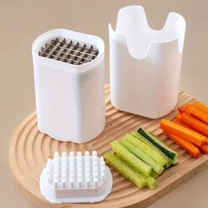 44 Grid Potato Cutter, 1 Count Portable Potato Chipper, Quick Stainless Steel Potato Cutter for Kitchen Cutting Vegetable Gadgets for Home Use, Potato Spiral Grater, Vegetable Slicer Dicer, Kitchen Shredder, Durable Vegetable Slicer