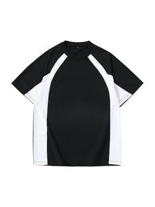 Men's Colorblock Short Sleeve Tee, Casual Loose Round Neck T-shirt for Summer, Fashion Men's Top for Daily Wear, Tropical