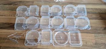 Product Review of Modern Condiment Container, 10/20pcs Reusable Snack Serving Storage Container with Lid, Plastic Sauce Container, Condiment Container for Take-out Condiments, Kitchen from A**n C**e 0