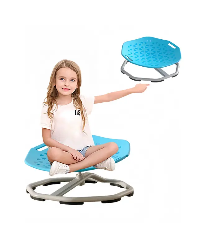Children's Sensory Spinning Chair for Autistic Children - Metal Base Anti-slip Indoor and Outdoor Activity Spinning Toys autism  sensory space，autism stimming toys，sensory autism toy，spinning chair 0