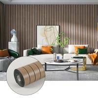 Wood-Grain 3D Foam Self-Adhesive Wall Stickers