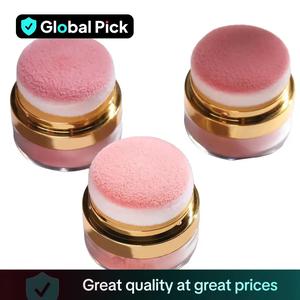 Pocket Blush Palette, 3 Counts/set Lightweight Blush, Natural Look Pink Blush for Daily Makeup, Beauty Cosmetics, Suitable for All Skin Tones, Cosmetic