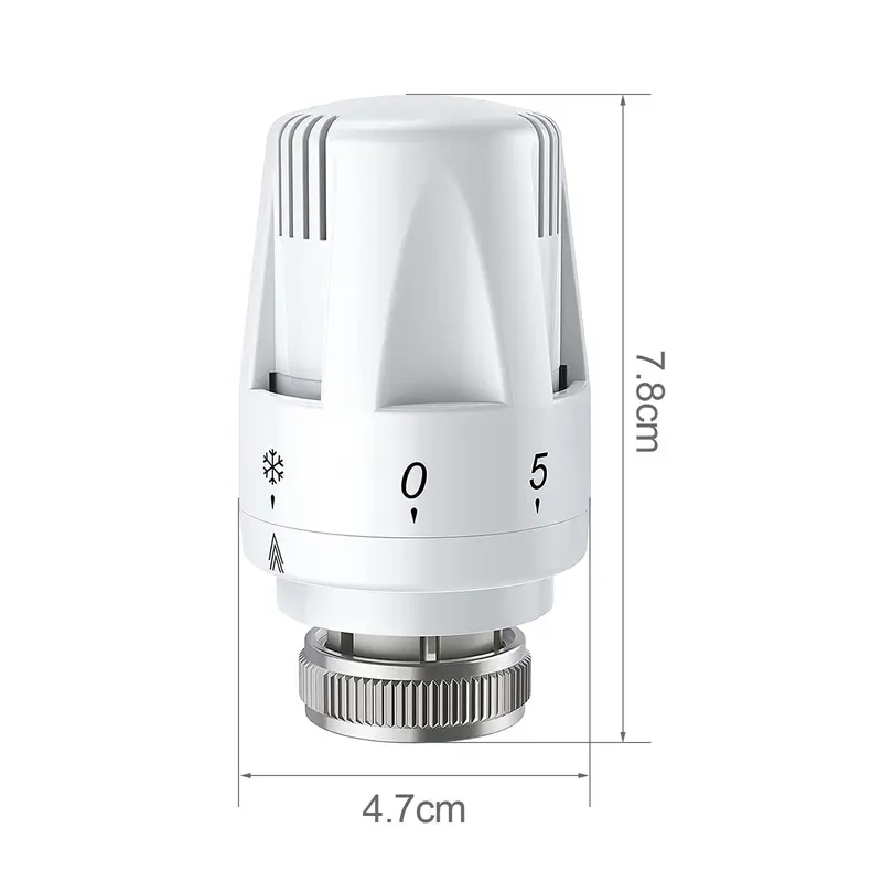 3PCS Thermostatic Radiator Head for Heating Systems 1