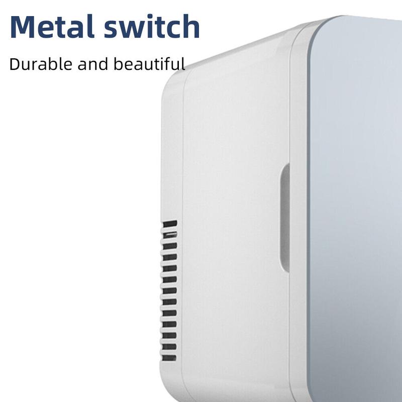 8L Portable Mini Fridge Table Top Electric Small Cooler White Ice Box Bedroom fridge minifridges 5