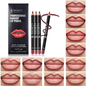 Matte Lip Liner Set, 12pcs/set Moisturizing Lip Makeup Kit, Lip Liner Pencils, Suitable for All Occasions Lip Makeup, Girls and Women Makeup Accessories, Cosmetic