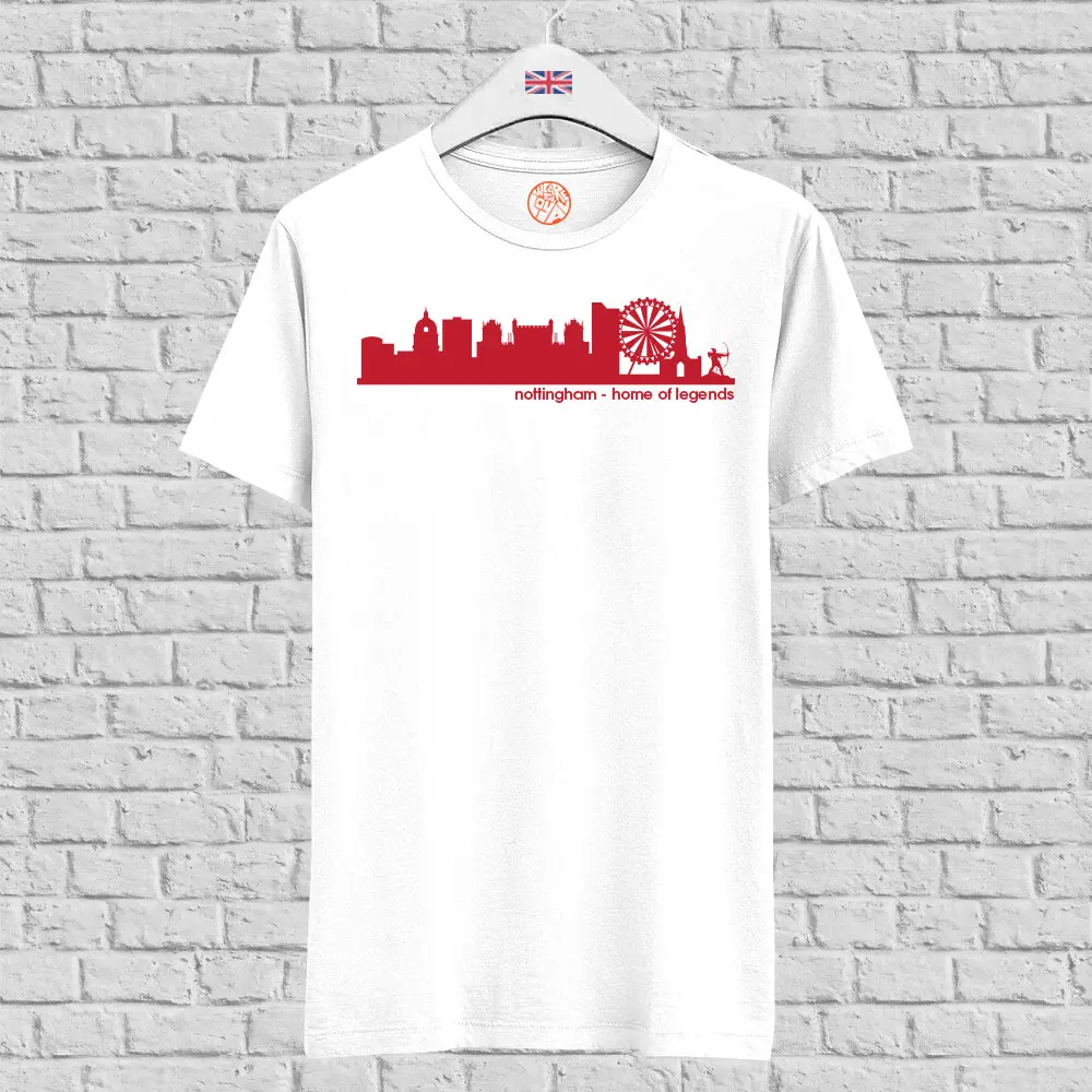 Nottingham Forest Home Of Legends White Organic Cotton T-Shirt