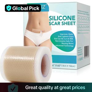 Hydrating Silicone Scar Sheet, Moisturizing Scar Care Tape for Women & Girls, Professional Skin Care Tool for Daily Use, Scarbandage