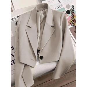 Sleeveless Women's Solid Color Lapel Long Sleeve Blazer Casual Fashion Simple Fit Long Sleeve Jacket Suitable for Office Business Women Autumn Winter Women's Blazer Business Wear Womenswear Basic Black Minimalist 2  pcs