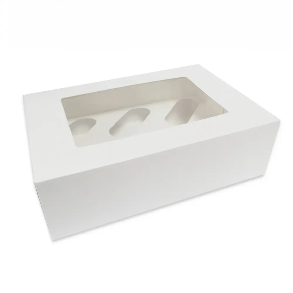 White Cupcake Boxes With Window