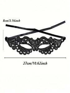 Soft & Skin-Friendly Black Lace Sexy Eye Mask Masquerade Mask