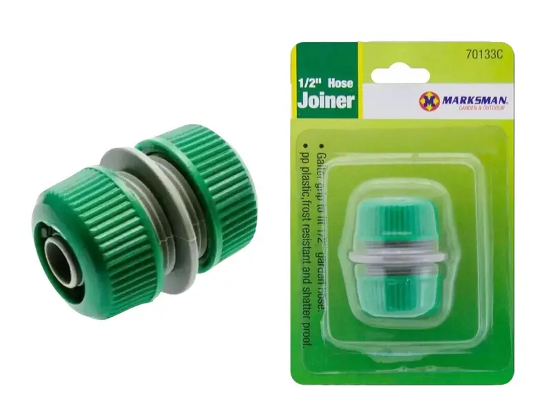 1/2" Leak-Proof Hose Connector | Durable Garden Hose Joiner | Marksman Joiner 1