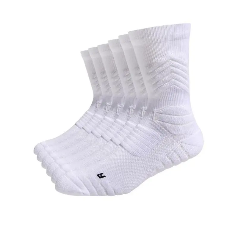 Unisex's Plain Athletic Socks, Cushioning Performance Crew Socks, Breathable Comfortable Sports Socks for All Seasons 0