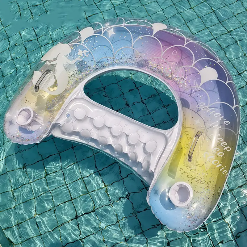 1 Count Inflatable Pool Hammock, Pool Float, Water Hammock Multi Purpose, Inflatable Pool Floats for Adults, Nonstick PVC Material, Swimming Float for Outdoor. Summer Pool Float Water Hammock, Swimming Pool Floating Chair. Summer Pool Party Essential. 6