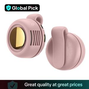 Mini Fan, USB Rechargeable 3-speed Adjustable Waist Fan, Compact Personal Quiet Cooling Fan for Outdoor Travel, Rotating Body Fan for Comfortable Breathing, Traveling Gadgets, Rechargeable Portable Clip USB Charging Fan