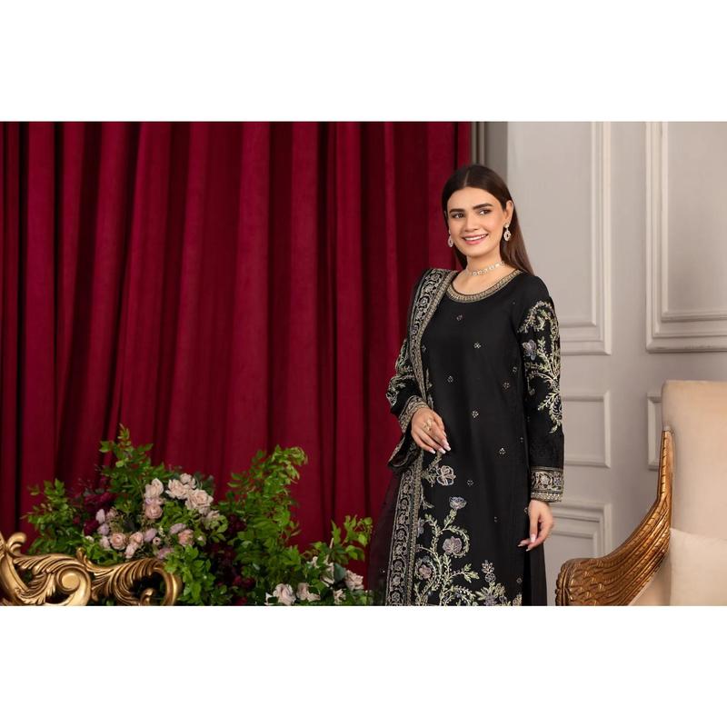EF-38 HEERA'S 3 PC READY TO WEAR VISCOSE SUIT 4