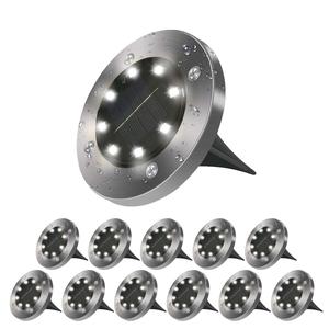 Solar Powered Outdoor Ledaalights,lP65 Waterproof Gardenlamp, Ground Buried LED Light for Stepstair Deck Path Patio Pathway Decor.outdoor Lights,patio Furniture, Led Floorlights,summer Essentials Furniture