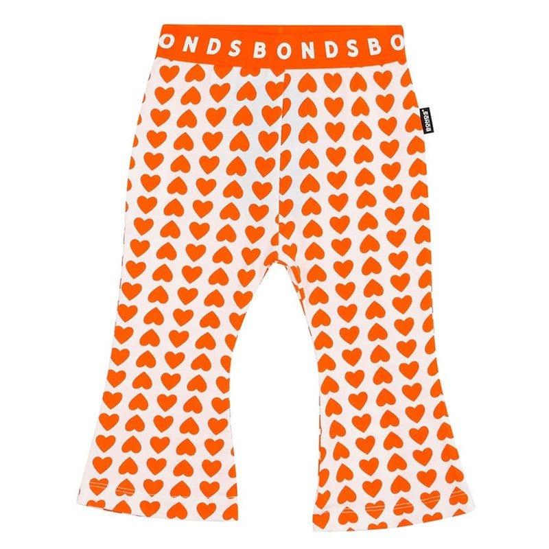 BONDS Roomies Flare Baby Leggings - Sweet Hearts 0