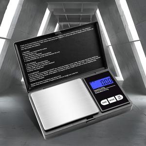 Battery Powered Digital Scale, Precision Weighing for Gold and Jewelry, Mini Electronic Pocket Scale, Lightweight Scale for Accurate and Convenient Weighing (2*AAA Batteries Not Included)