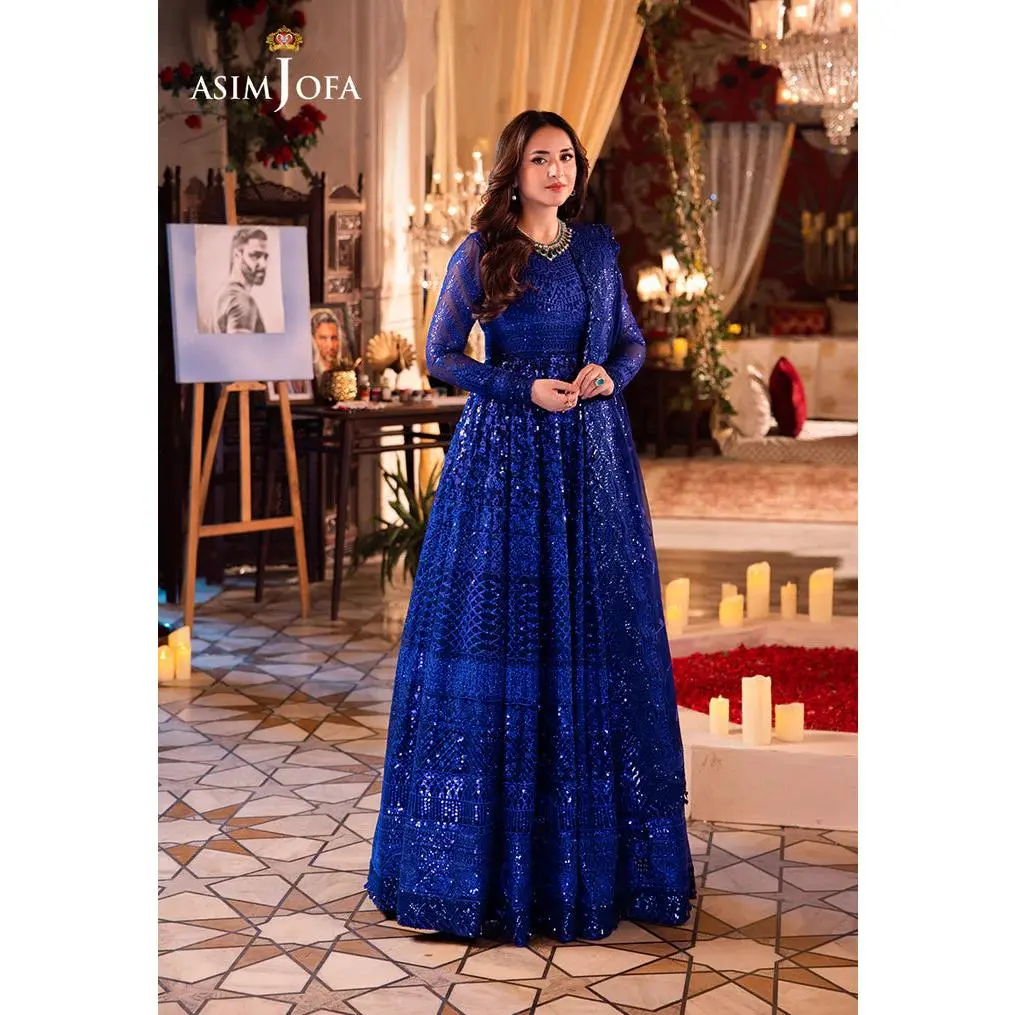 AJCR-01 EMBROIDERED CHIFFON 3 PCS