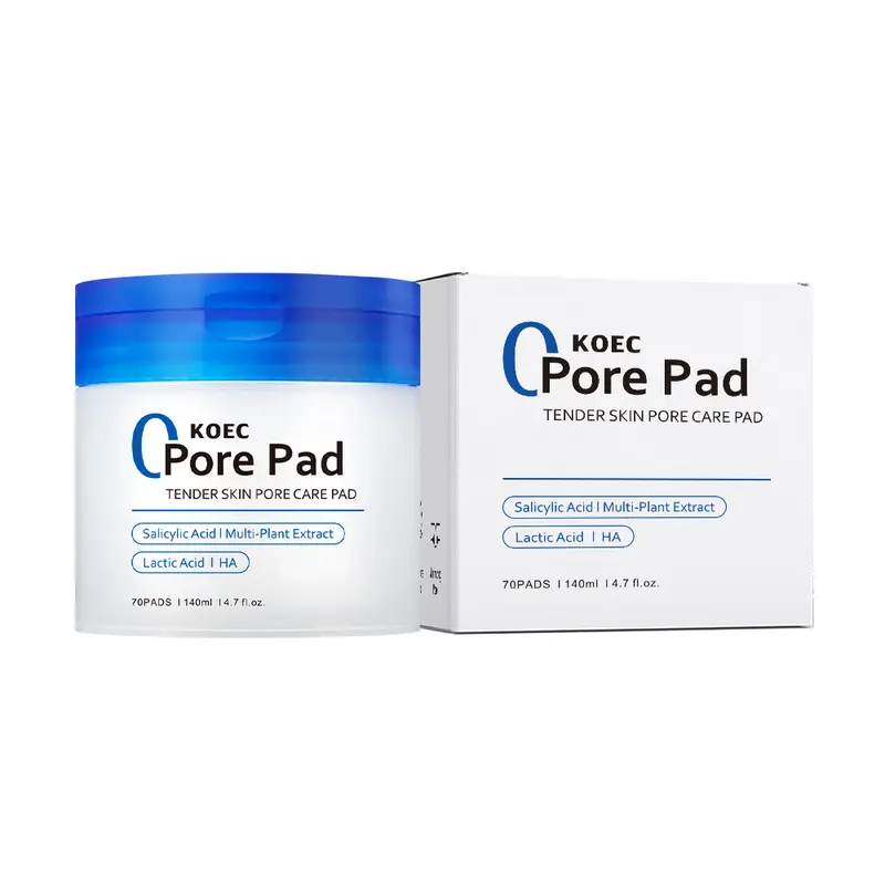 Zero Pore Pads (AHA + BHA) | Gentle Moisturizing Salicylic Acid Cotton Patch Toner 1 Pack 70 PCS 4