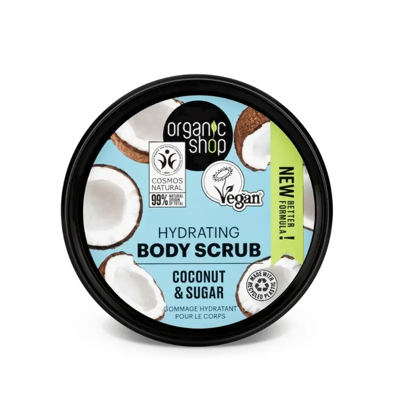 Organic Shop 250ml Body Scrub Hydrating Coconut 1