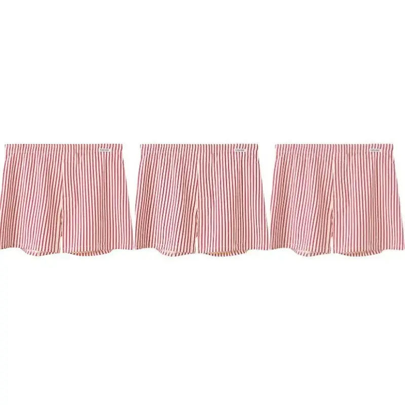 3Pack Mens Boxers Striped Aro Pants Cotton Boxershorts Men Pajama Pants Loose Breathable Boys Underwear Boxer Hombre Men Menswear Socks 6