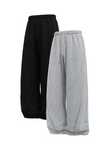 Men's Solid Color Straight Leg Pants, Casual Comfy Breathable Trousers for Fall & Winter, Men's Bottoms for Daily Wear, Thermal