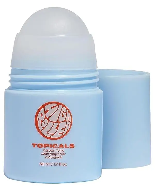 Topicals High Roller Ingrown Hair Serum | Roll-on Tonic to Soothe and Calm Irritated Skin on Face, Armpits and Bikini Areas | Contains Salicylic and Glycolic Acid | Vegan and Cruelty-Free