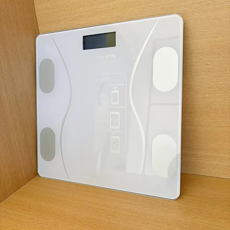 Intelligent electronic scale, weighing scale, body fat scale, fat scale, bathroom scale, household small body scale. 8