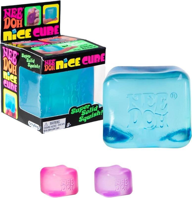Nice Cube Nee Doh Stress Ball - Sensory Toys,  Sensory Balls, Non-Toxic Dough Material，Needoh Fidget Toys, Anxiety & Stress Relief, fidgets  school antistress  toys 0