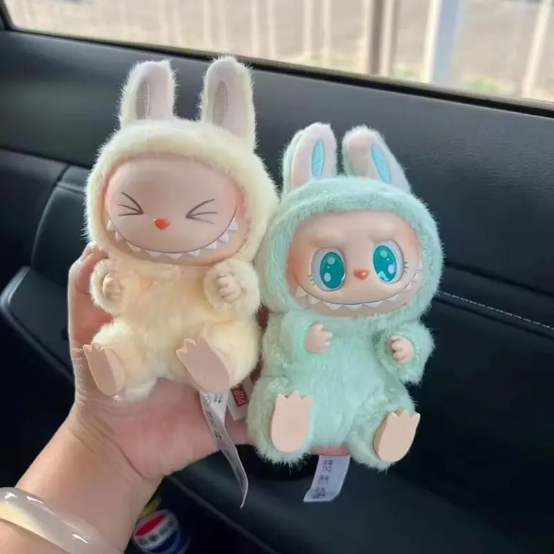 Labubu Plush Keychain, Labubu The Monsters Milan Fashion Week Doll 7.87 In Macaron Plush Doll Keychain, Random Design Box Toys For Modern Home Decor 5