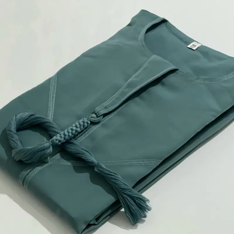 Turkish Blue Emerati Style Thobe for Men