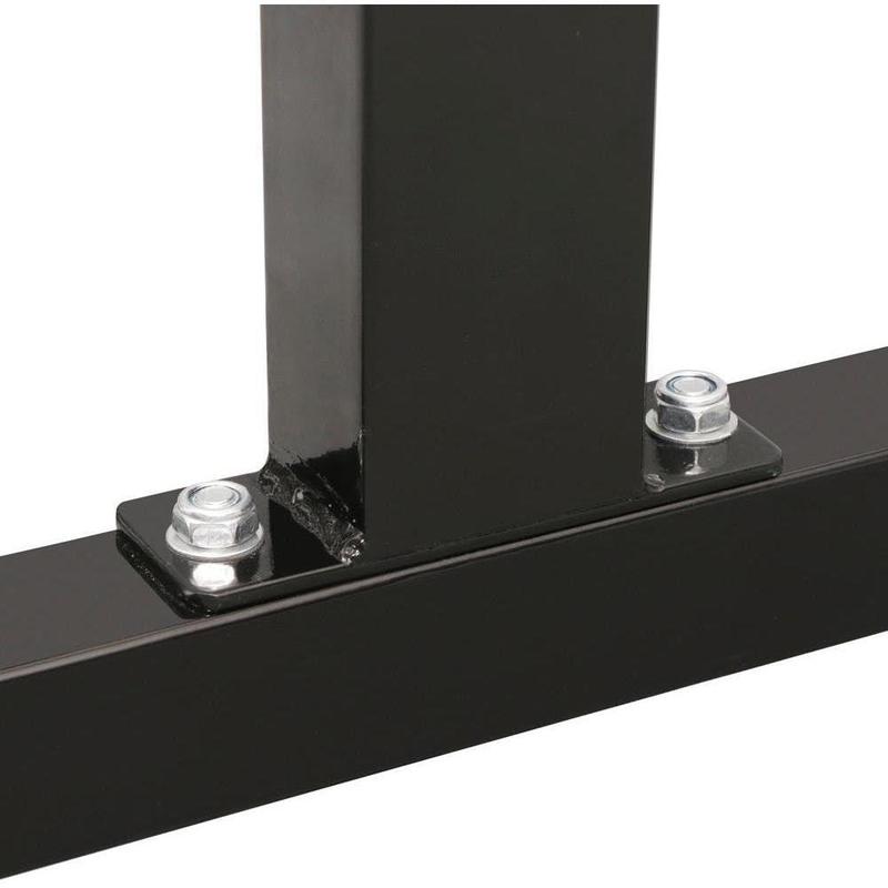 Dip Station Stand Chest Tricep Exercise Workout Station Pull-up Dipping Bars Black 3