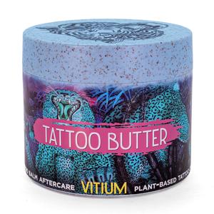 VITIUM Tattoo Balm Aftercare | Moisturizing & Brightening | Soothing Tattoo Butter, Plant-Based Formula | Sensational Scent, Made in Italy